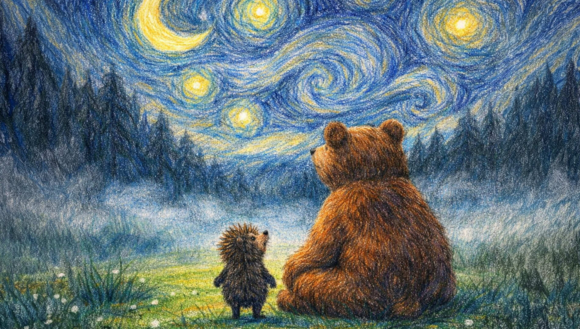 Тихие сказки про Ёжика и Медвежонка